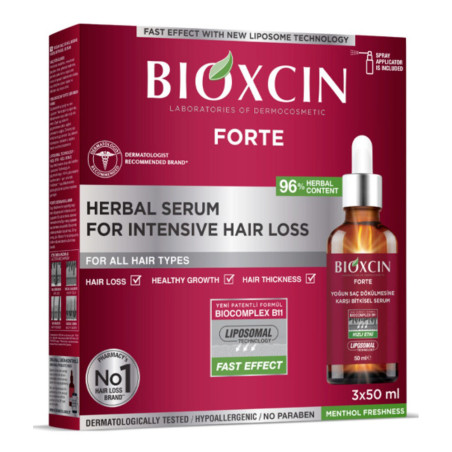 Bioxcin Forte Beugt Haarausfall Stärkung Haare Anti Aging