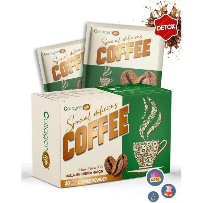 Café détoxifiant au collagène Life - Café minceur diététique