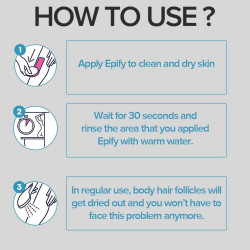 Epify hair removal cream - depilatory cream